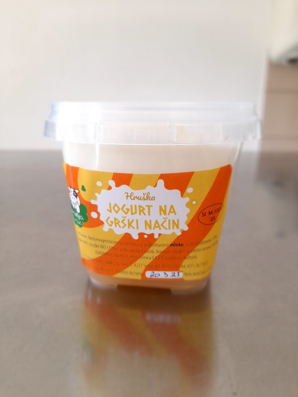 Jogurt na grški način - hruška 270g