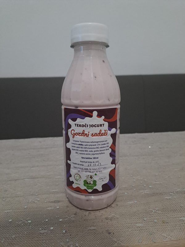 Jogurt sadni tekoči – gozdni sadeži 500ml