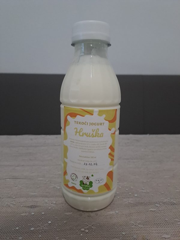 Jogurt sadni tekoči – hruška 500ml