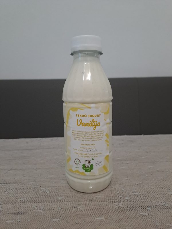 Jogurt sadni tekoči – vanilija 500ml