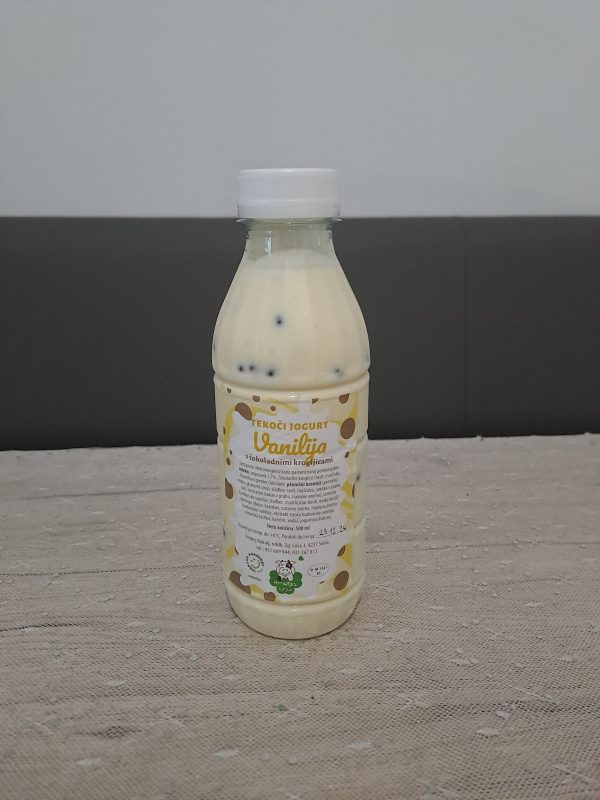 Jogurt sadni tekoči – vanilija s čokoladnimi kroglicami 500ml