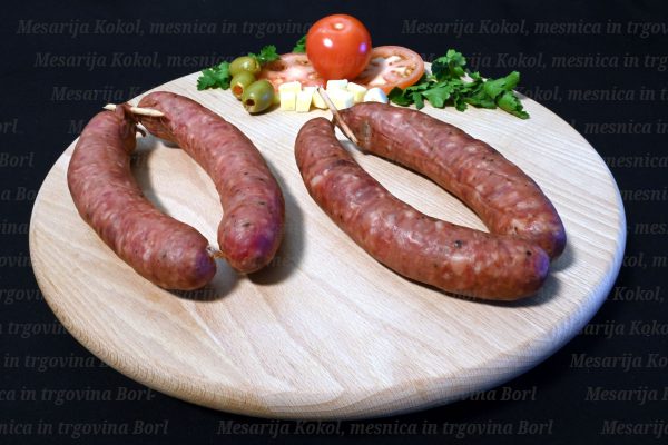 Domača prekajena klobasa za kuhanje 1kg