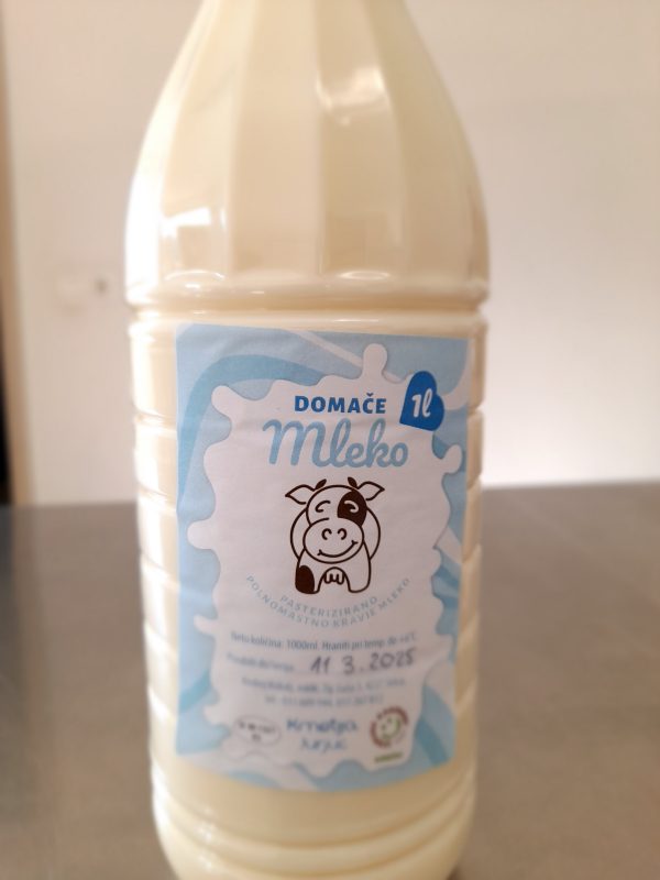 Mleko pasterizirano 1l
