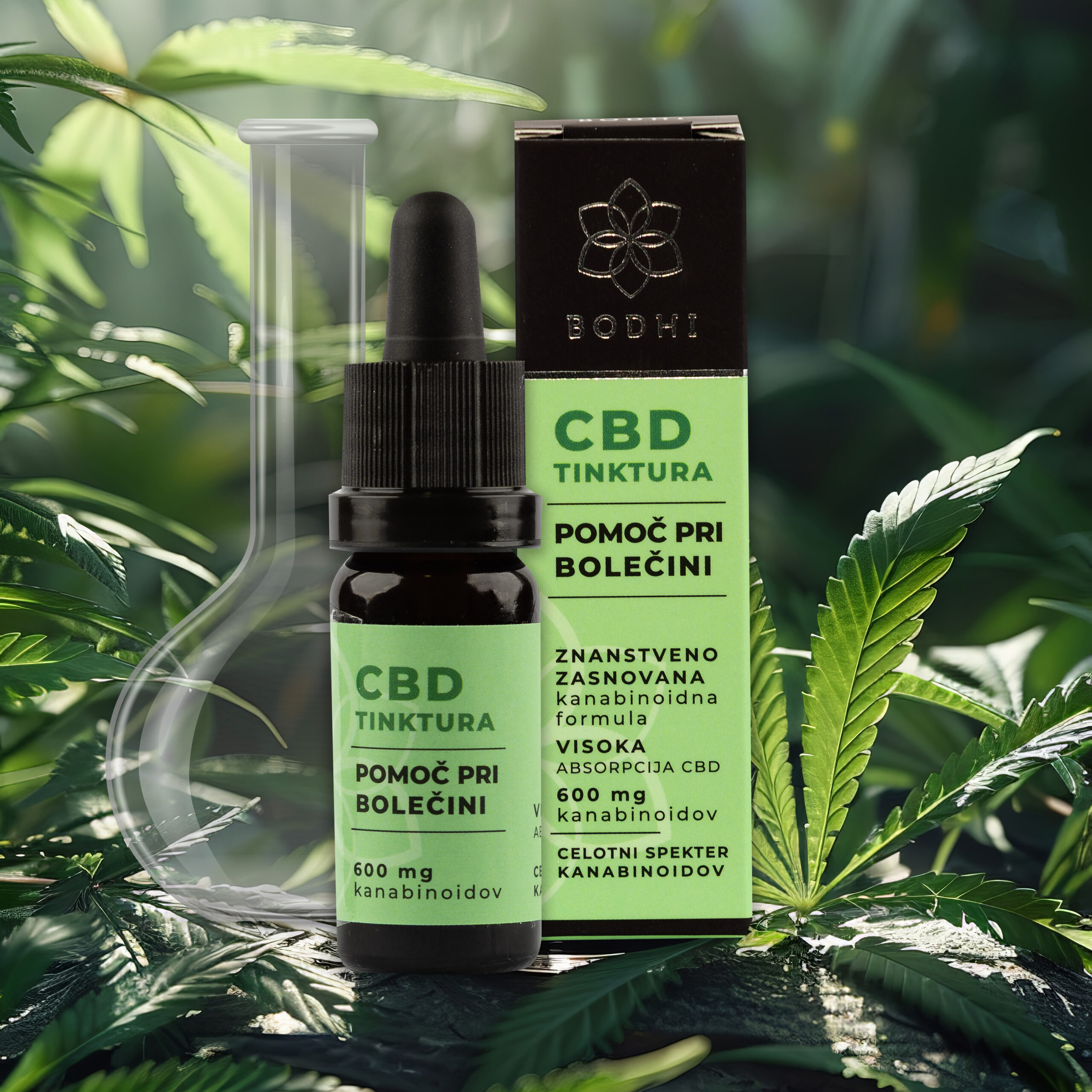 CBD tinktura - Pomoč pri bolečinah